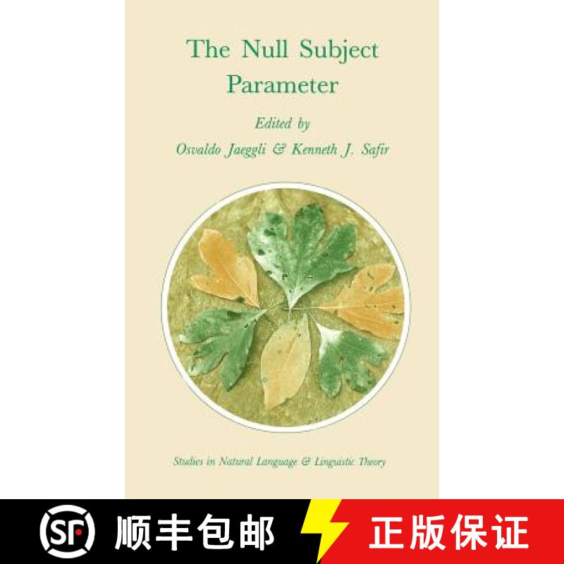 【3-4周达】The Null Subject Parameter [9781556080869]
