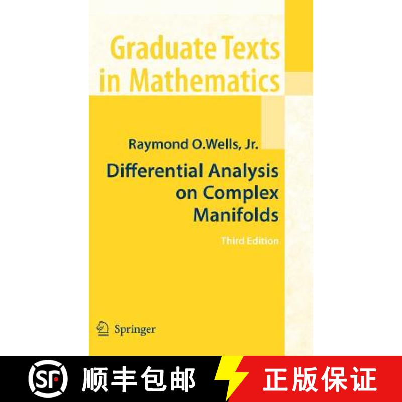 【3-4周达】Differential Analysis on Complex Manifolds [9780387738918]
