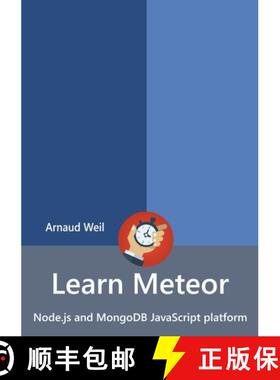 【3-4周达】Learn Meteor - Node.js and MongoDB JavaScript platform [9781365291203]