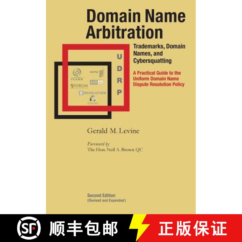 【3-4周达】Domain Name Arbitration, Second Edition [9780991582945]