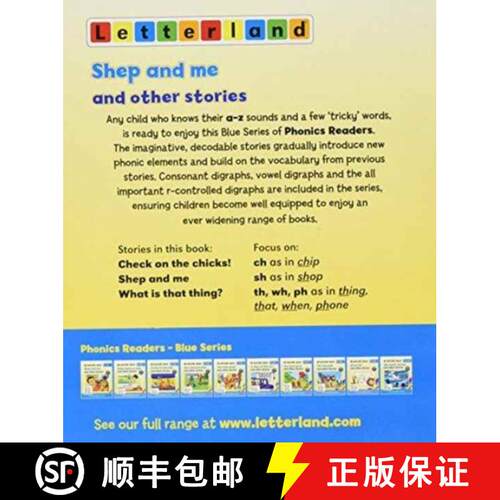 【3-4周达】Letterland Phonics Readers Blue Series [9781782481553]