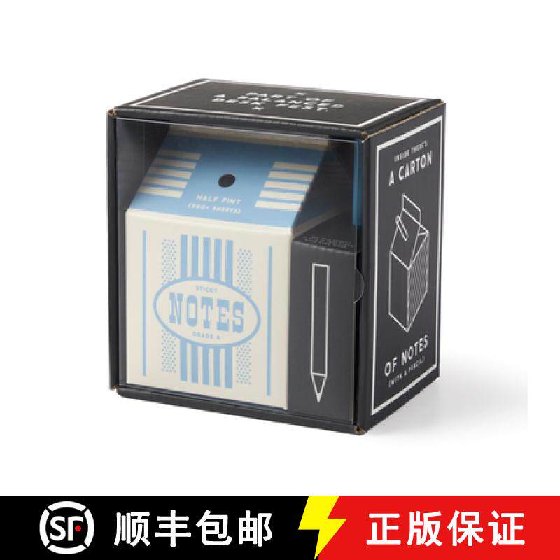 【3-4周达】Grade A Notes Milk Carton Note Set [9780735375666]
