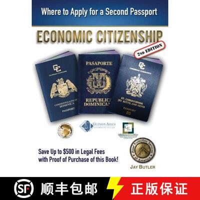 【3-4周达】Economic Citizenship (2nd Edition): Where to Apply for a Second Passport [9780991464449]