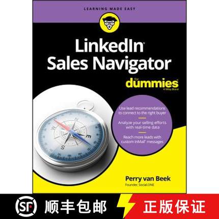 【3-4周达】Linkedin Sales Navigator For Dummies [Wiley经管] [9781119427681]