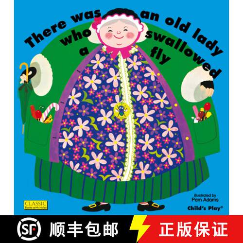 【3-4周达】There Was an Old Lady Who Swallowed a Fly [9780859531344]