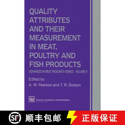 【3-4周达】Quality Attributes and their Measurement in Meat, Poultry and Fish Products [9781461359067]