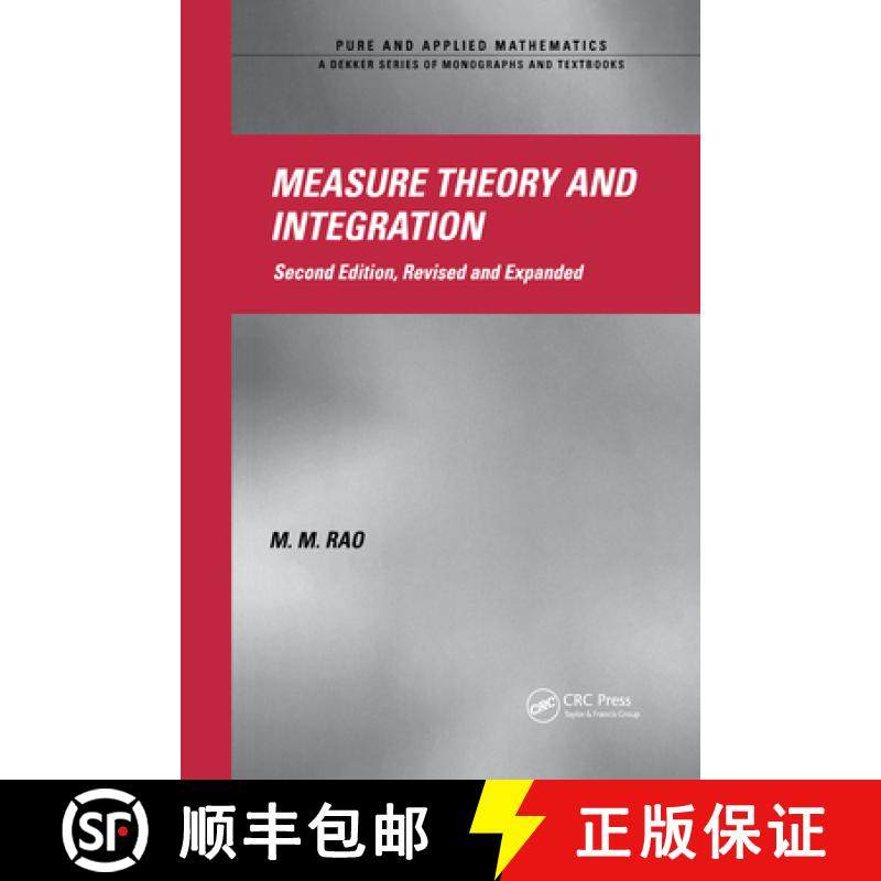 【3-4周达】Measure Theory and Integration: Revised and Expanded [9780824754013]