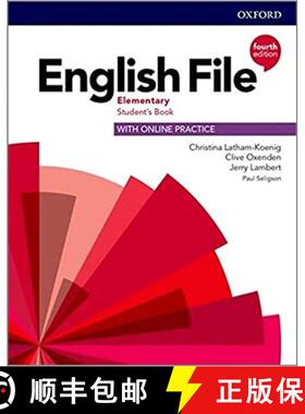 【3-4周达】English File: Elementary: Student's Book with Online Practice [9780194031592]