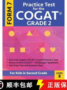 Practice Test for the Cogat Grade 2 Form 7 Level 8: Gifted and Talented Test Preparation Second Grade... [9781948255004]