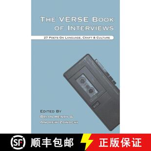 【3-4周达】The Verse Book of Interviews : 27 Poets on Language, Craft & Culture [9780974635354]