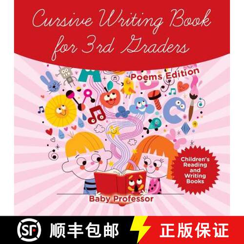 【3-4周达】Cursive Writing Book for 3rd Graders - Poems Edition | Children's Reading and Writing Books [9781541940369]