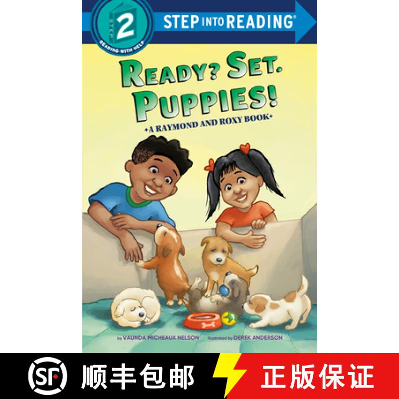 【3-4周达】Ready? Set. Puppies! (Raymond and Roxy) [9780593563786]