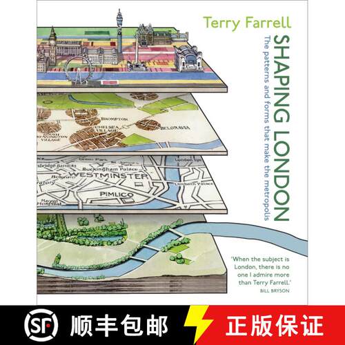 【3-4周达】精装 Shaping London - The Patterns And Forms That Make The Metropolis [Wiley建筑] [9780470699966]