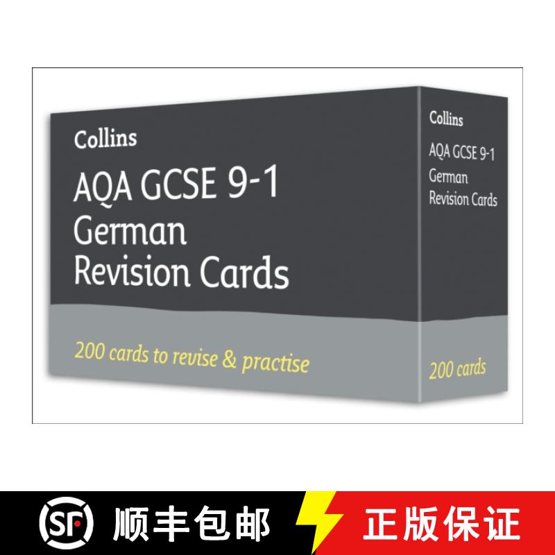 【3-4周达】AQA GCSE 9-1 German Vocabulary Revision Cards: Ideal for Home Learning, 2023 and 2024 Exams [9780008399351]