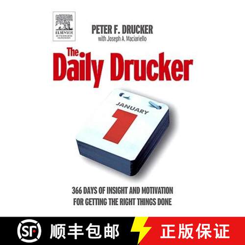 【3-4周达】The Daily Drucker: 366 Days of Insight and Motivation for Getting the Right Things Done [9780750665995]
