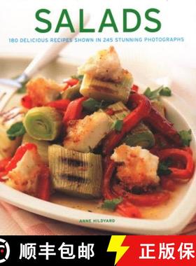 【3-4周达】Salads: 180 Delicious Recipes Shown in 245 Stunning Photographs [9781781460108]