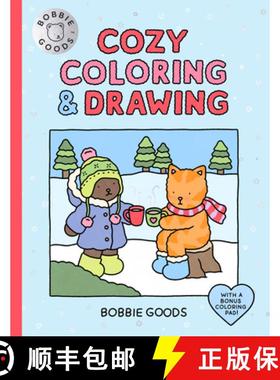 【3-4周达】Bobbie Goods Cozy Coloring & Drawing: Learn to Draw and Color Super Cute Things [9780760398463]