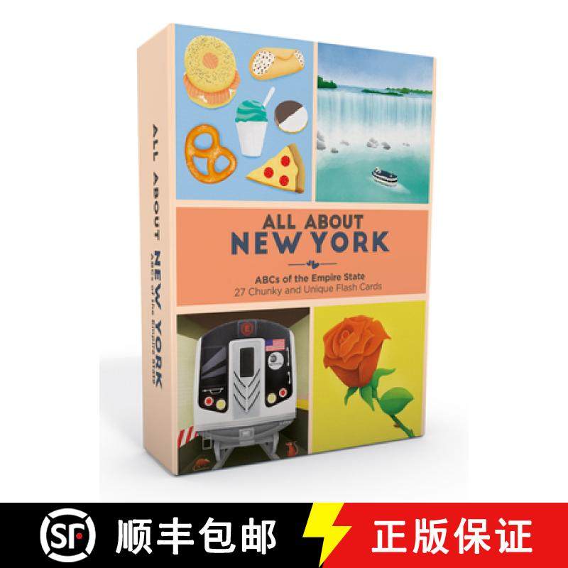 【3-4周达】All about New York: ABCs of the Empire State [9781423656548]