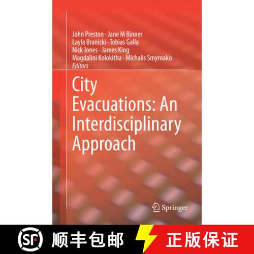 【3-4周达】精装 City Evacuations: An Interdisciplinary Approach [9783662438763]