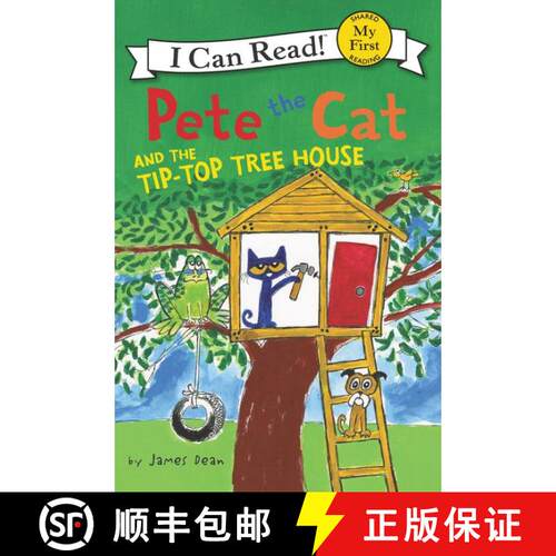 【3-4周达】精装 Pete the Cat and the Tip-Top Tree House [9780062404329]