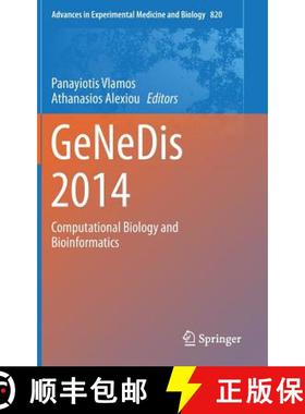 【3-4周达】GeNeDis 2014 : Computational Biology and Bioinformatics [9783319090115]