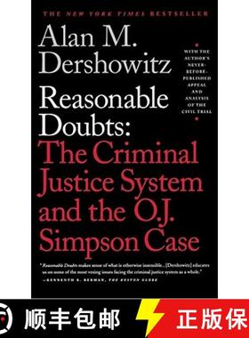【3-4周达】Reasonable Doubts: The Criminal Justice System and the O.J. Simpson Case [9780684832647]