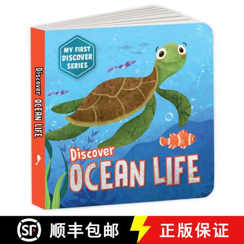 【3-4周达】My First Discover Series: Ocean Life : Fun and Interactive Illustrated Board Book of Sea A... [9789815233551]