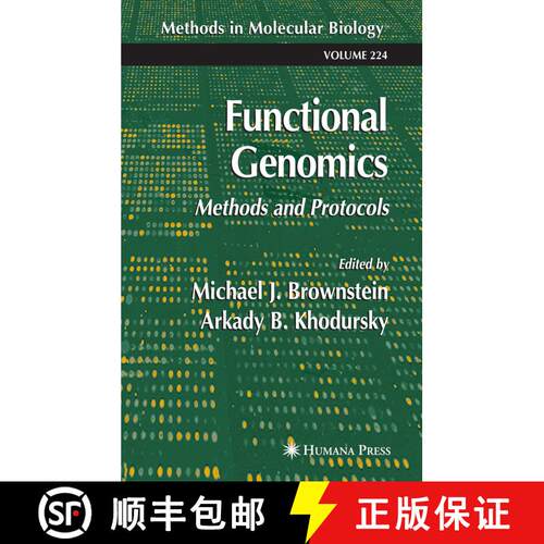 【3-4周达】精装 Functional Genomics: Methods and Protocols [9781588292919]