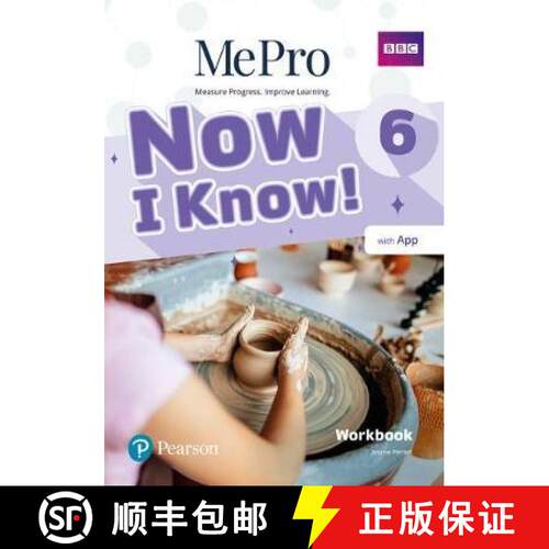 【3-4周达】Now I Know MePro Level 6 Workbook with App [9781292302157]