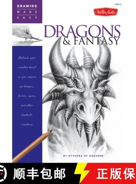 预订 Dragons & Fantasy: Unleash Your Creative Beast as You Conjure Up Dragons, Fairies, Ogres, and Ot... [9781600580680]