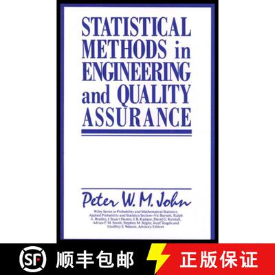 【3-4周达】精装 Statistical Methods In Engineering And Quality Assurance [Wiley统计学] [9780471829867]