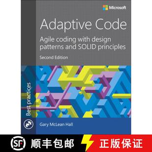 Adaptive 9781509302581 Principles Design 4周达 Patterns Agile Code Solid Coding and with