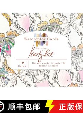 【3-4周达】Watercolor Cards: Illustrations by Kristy Rice: Illustrations by Kristy Rice [9780764357664]