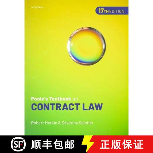 【3-4周达】Poole's Textbook on Contract Law [9780198954866]