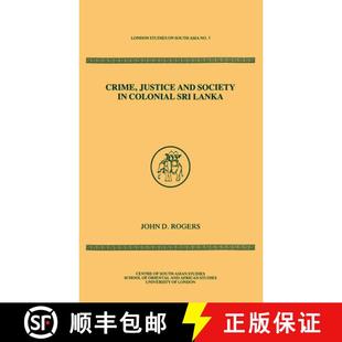 Colonial and 9780700701926 Justice Crime Society Lanka Sri 4周达