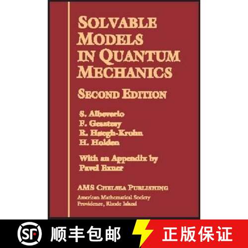【3-4周达】精装 Solvable Models in Quantum Mechanics [9780821836248]