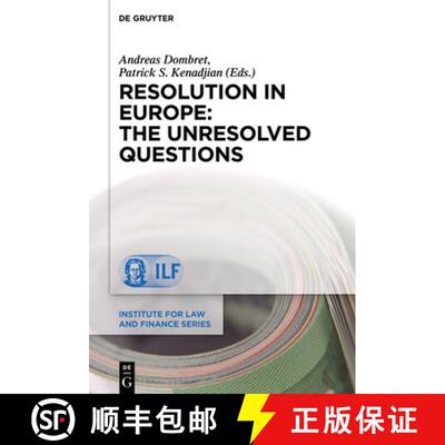 【3-4周达】精装 Resolution in Europe: The Unresolved Questions [9783110640212]