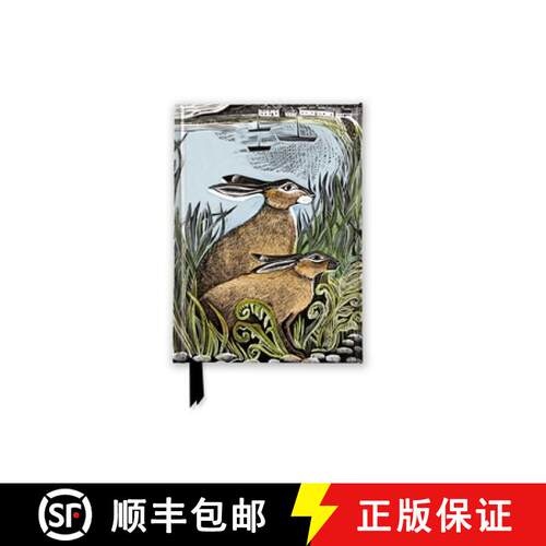 【3-4周达】Angela Harding: Rathlin Hares (Foiled Pocket Journal) [9781804172032]