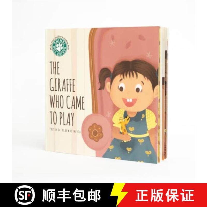 【3-4周达】The Giraffe Who Came to Play: Short Story Toddler Book for Daily Routine Baby Board Book o... [9789355786913]
