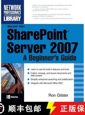 预订 Microsoft (R) Office SharePoint (R) Server 2007: A Beginner's Guide [9780071493277]
