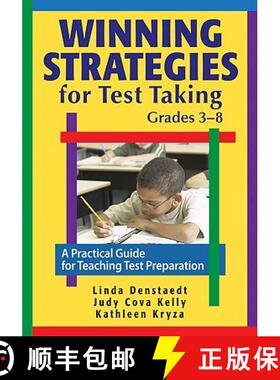 【3-4周达】Winning Strategies for Test Taking, Grades 3-8: A Practical Guide for Teaching Test Prepar... [9781412967037]