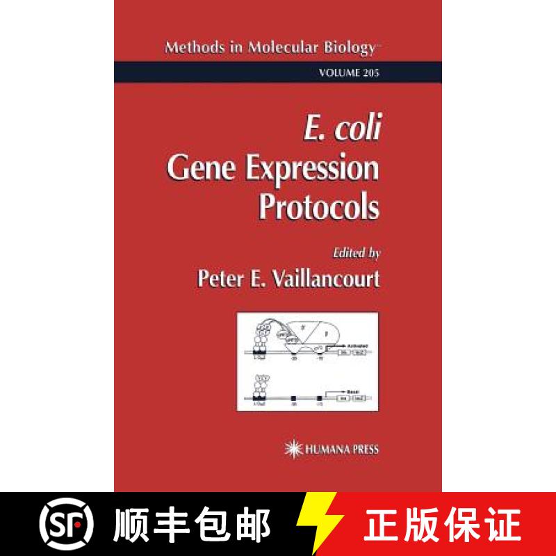 【3-4周达】E. Coli Gene Expression Protocols [9781617373022]