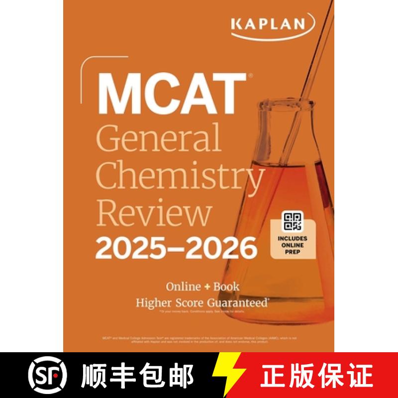 【3-4周达】MCAT General Chemistry Review 2025-2026: Online + Book [9781506294209]
