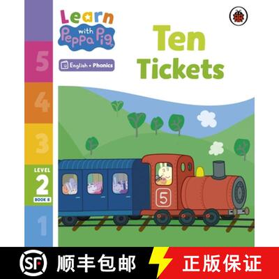 【3-4周达】Learn with Peppa Phonics Level 2 Book 8  Ten Tickets (Phonics Reader) [9780241576199]