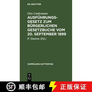Einem 4周达 Burgerlichen Zum Vom Nebst Anh. 1899 Ausfuhrungsgesetz September 20. 9783111253336 V... Gesetzbuche