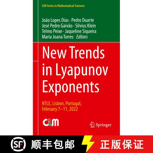 【3-4周达】精装 New Trends in Lyapunov Exponents : NTLE, Lisbon, Portugal, February 7-11, 2022 [9783031413155]