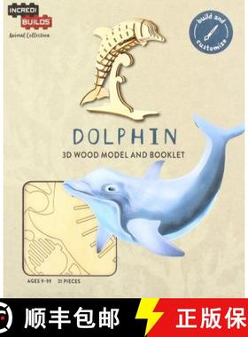 【3-4周达】IncrediBuilds Animal Collection: Dolphin [9781682981337]