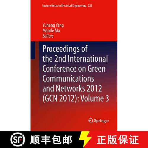 【3-4周达】Proceedings of the 2nd International Conference on Green Communications and Networks 2012 ... [9783642440427]