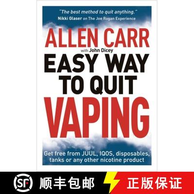 【3-4周达】Allen Carr's Easy Way to Quit Vaping: Get Free from Juul, Iqos, Disposables, Tanks or Any ... [9781398802476]