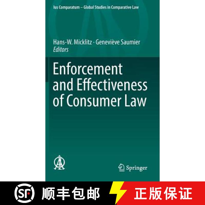 【3-4周达】Enforcement and Effectiveness of Consumer Law [9783319784304]